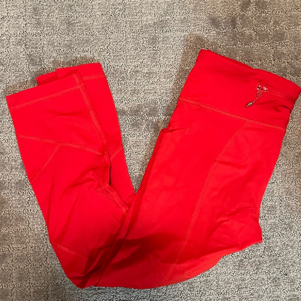 Lululemon Red Leggings